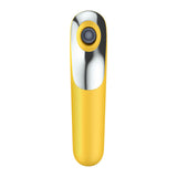 Satisfyer Dual Love Telefon Kontrollü Emiş Güçlü Vibratör-Yellow
