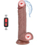 Shequ Dave Vibrating Dildo 21.5 Cm Boşalabilir Realistik Penis SQ-WBD10142-V