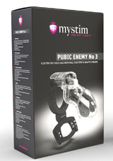 Mystim Pubic Enemy No.3 Electro Sex Cock Cage Penis Kafesi