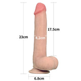 Lovetoy Sliding Skin Hareketli Deri Özellikli 23 cm Realistik Penis