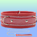 Erox Fetish Fantasy Series Diamond Collar Taşlı Fetiş Tasma-Kırmızıer