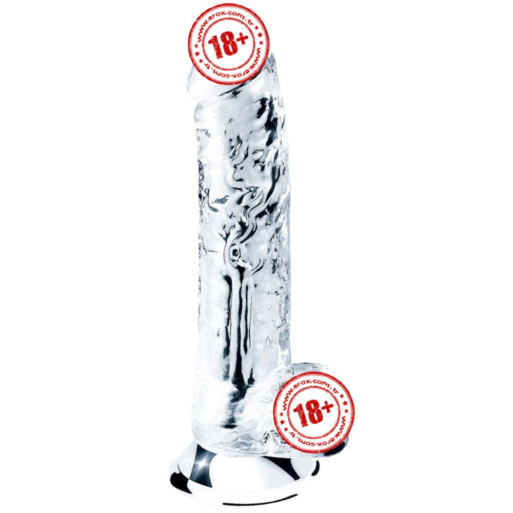 Lovetoy Flawless Clear Dildo 19 cm Realistik Jel Penis