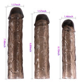 Shequ 3 Farklı Boyda Melez Penis Kılıfı Seti