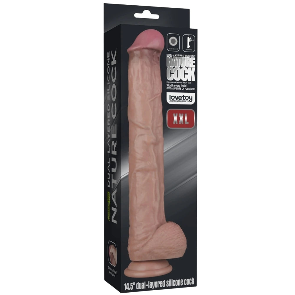 Lovetoy Bendable Cock XXL 37.5 Cm Kıkırdak Doku Realistik Penis LV411301