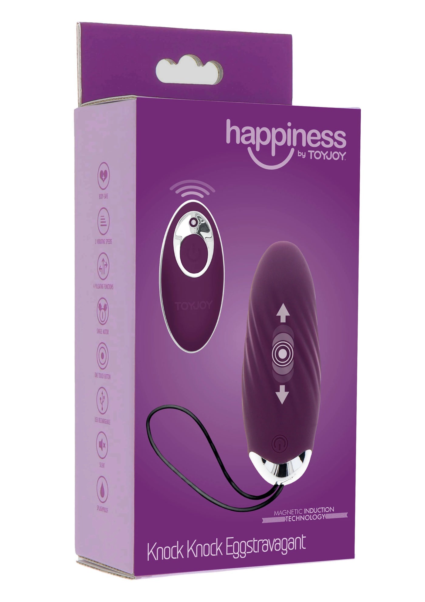 ToyJoy Happiness Knock Eggstavagant İler Geri Hareketli Vibratör