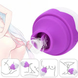 Dibe Sex Massager Hava Darbeli Dil Vibratör