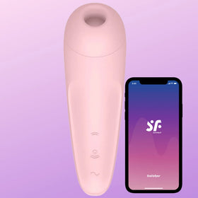 Satisfyer Curvy 2+ Telefon Kontrollü Emiş Güçlü Vibratör-Rose