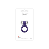 Ovo B1 Vibrating Ring Titreşimli Penis Halkası Purple