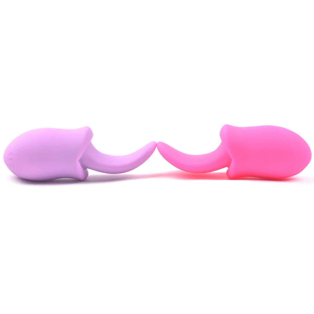Aphrodisia Pleasant Tongue Vibe Dil Vibratör-Purple