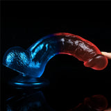 Lovetoy Dazzle Studs Dildo Curve 20 Cm Realistik Jel Penis