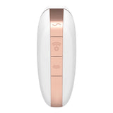 Satisfyer Love Triangle Telefon Kontrollü Emiş Güçlü Vibratör-Whtie