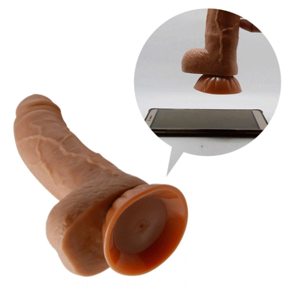 Baile Beautiful Angelo Dildo Aktif Deri Özellikli 19 cm Realistik Penis