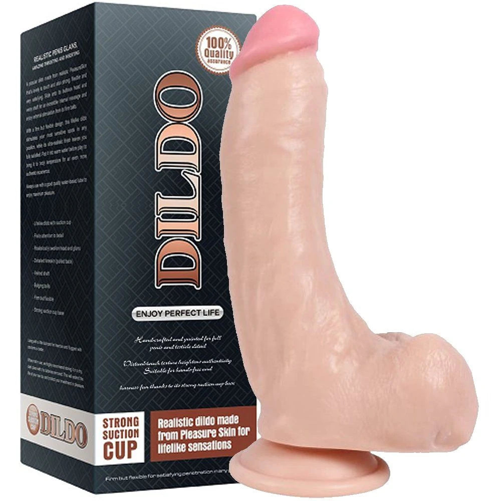 Duke Lundon Flexible  22.5 Cm Realistik Penis
