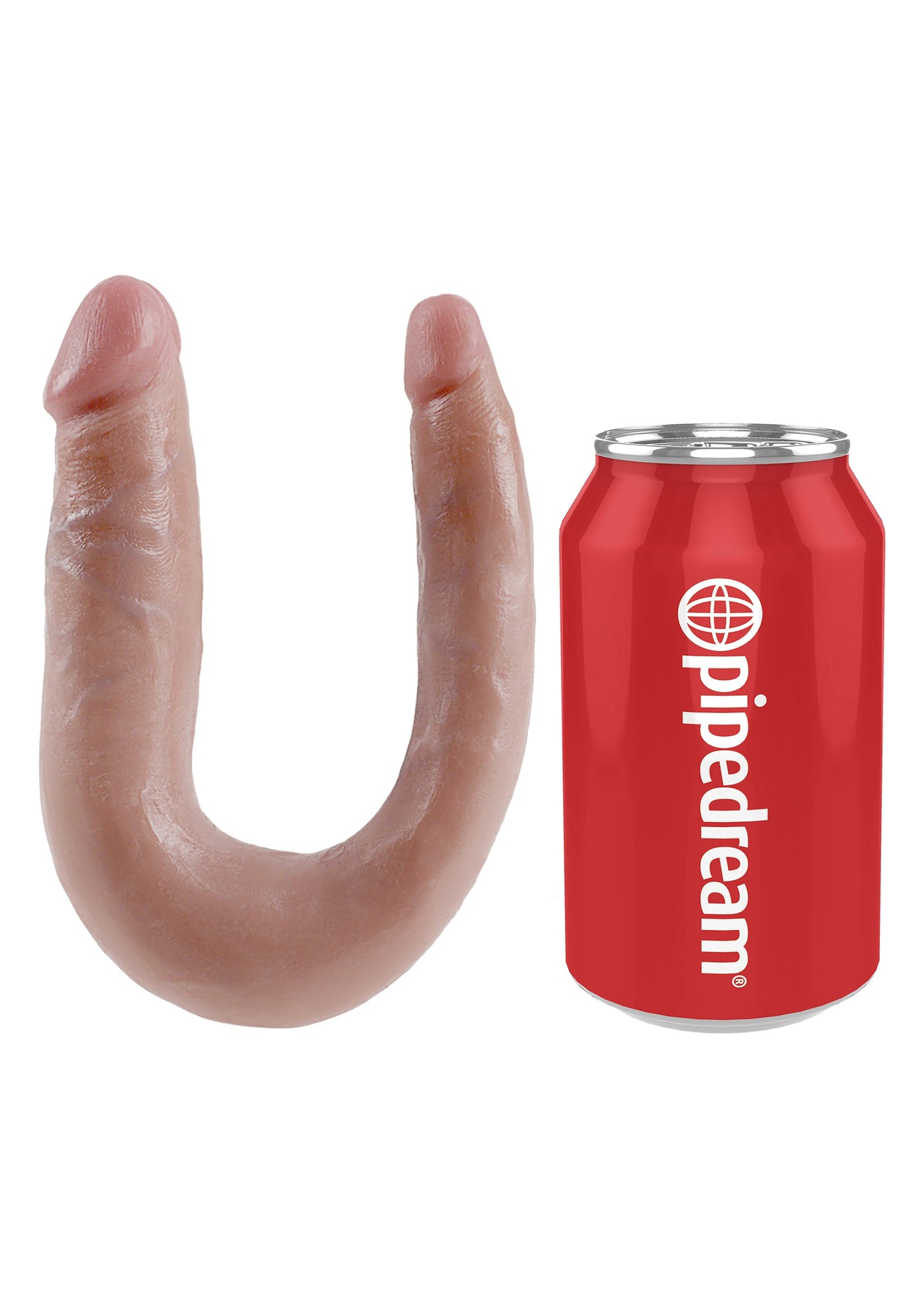 Pipedream King Cock U Shape Small Trouble Çift Taraflı Realistik Penis