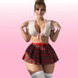 Erox She Fantasy Costum Wear Liseli Kız Kostümü
