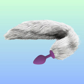 Erox The Anal Fantasy Tail Mor Silikon Tilki Kuyruklu Anal Plug
