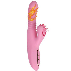 Dibe Haloy Vella Thrusting İleri Geri Hareketli Oral Seks Rabbit Vibratör