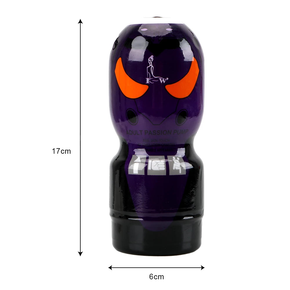 Passion Cup Purple Emiş Etkili Vajina Masturbator