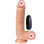 Shequ Dildo Series Adam Rubber 21 Cm 10 Modlu Titreşimli Realistik Penis