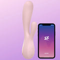 Satisfyer Mono Flex Telefon Kontrollü Rabbit Vibratör-Pink