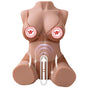 Shequ Dania Doll İtme Fonkiyon İskelet Yarım Vücut Masturbator SQ-MAT20017