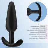 Erox Anal Fantasy Silicone Jelly Butt Plug Anal Alıştırıcı-Black