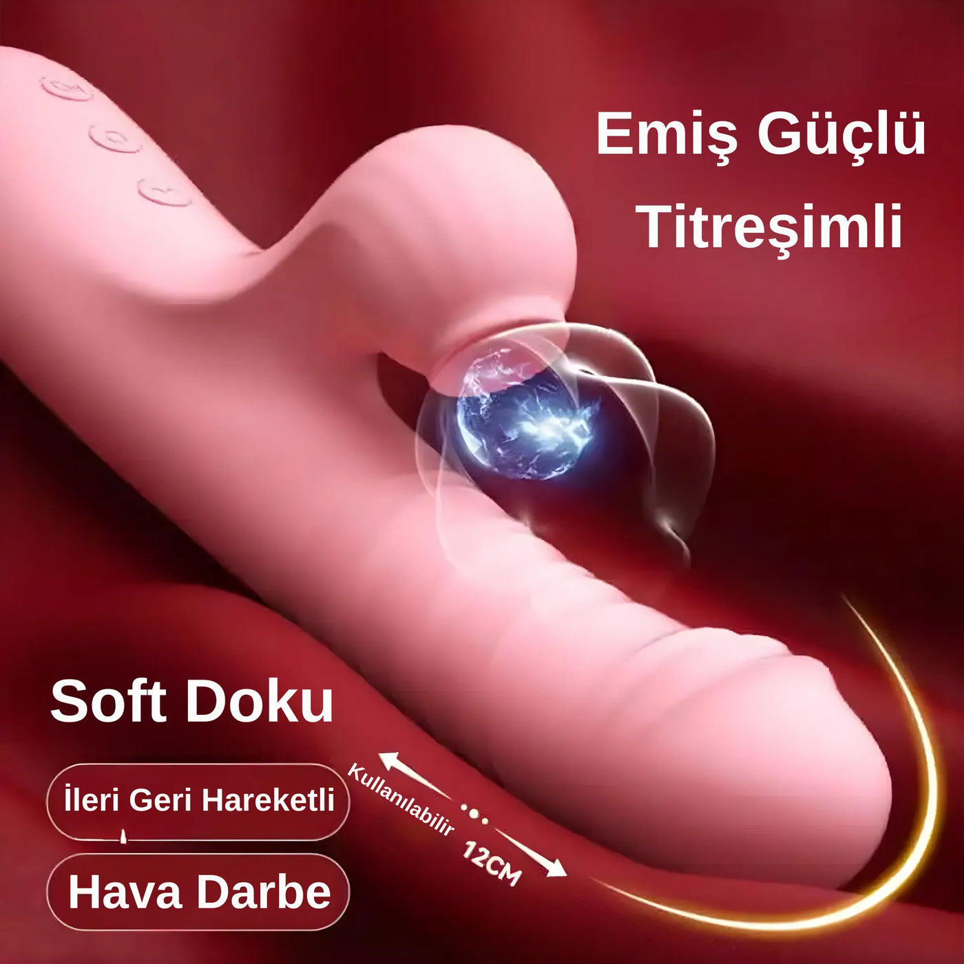 Erox The Vibe Kaira Isıtmalı Titreşimli ve Emiş Güçlü Vibratör