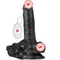 Lovetoy Easy Strapon 20 cm Kemerli Titreşimli Zenci Penis