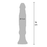 ToyJoy Anal Starter Dick Mor Vajinal ve Anal Jel Doku Penis 16 Cm. 