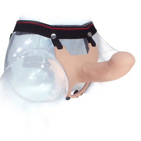 Aphrodisia Hollow Strap-On 15 Cm İçi Boş Belden Bağlamalı Penis-Flesh