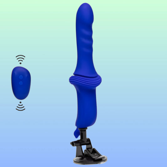 Calexotics Overdrive Ridged Thruster Uzaktan Kumanda Seks Makinesi