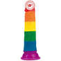 Lovetoy Prider Dildo 18.5 cm Renkli Soft Doku Realistik Penis LV410025