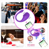 Erox Push Telefon Kontrollü Giyilebilir Vibratör Purple