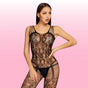 Erox She Fantasy Wear Askılı Özel Bölgesi Açık Seksi Vücut Çorabı