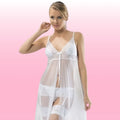 Erox Night Wear Jartiyerli Seksi Uzun Gecelik