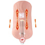 Shequ No.1 White Vagina İleri Geri Hareketli Vajina Masturbator SQ-MAT60135