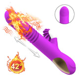 Erox Licking Life İleri Geri Hareketli Klitoral Stimülasyon Vibratör-Purple