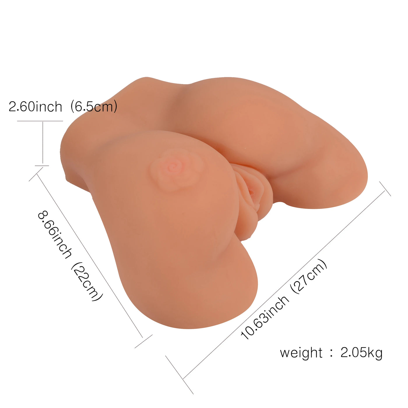 Xise Joshua Red Plum Masturbator ve Realistik Kalça XS-MA50004-Large