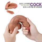 Dildo Series Dean 21 cm Çift Katmanlı Et Doku Realistik Penis