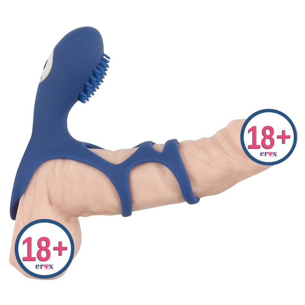 Sweet Smile Rechargeable Couple Sleeve Titreşimli Penis Halkası