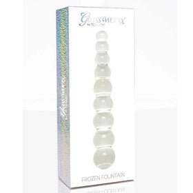Toy Joy Frozen Fountain Boğumlu Cam Dildo
