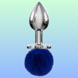 Erox The Anal Fantasy Bunny Tail Peluşlu Metal Anal Plug