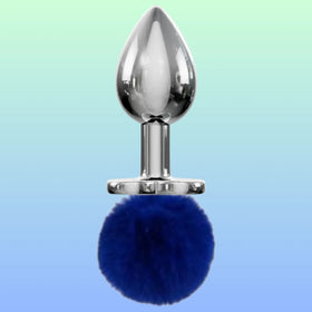 Erox The Anal Fantasy Bunny Tail Peluşlu Metal Anal Plug