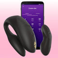 We-Vibe Chorus Pro App-Controlled Couples Vibratör-Black