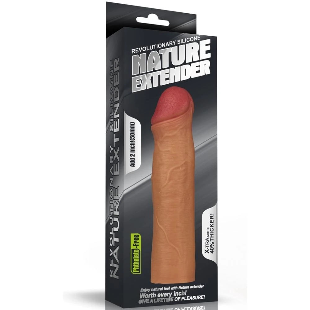 Lovetoy Nature Extender Flesh Flexible 5 cm Uzatmalı Penis Kılıfı