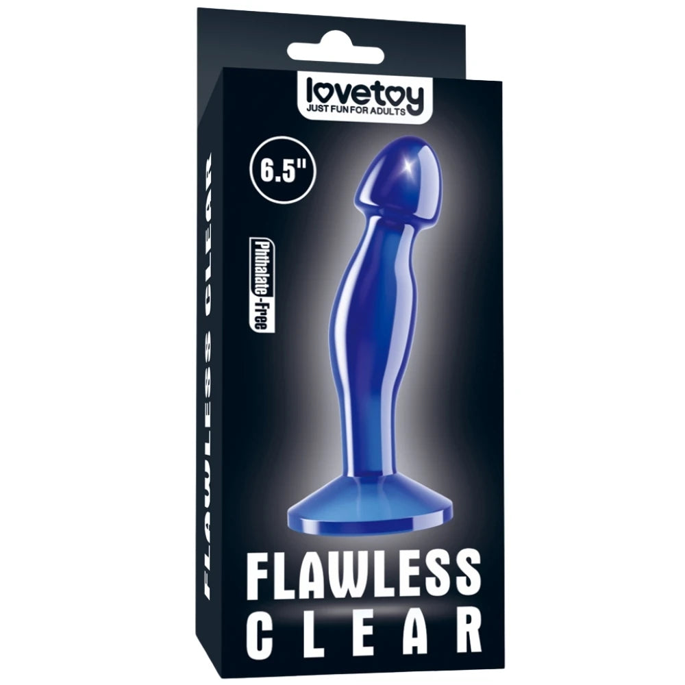 Lovetoy Flawless Clear Prostate Plug 16.5 Cm Anal Plug LV310320