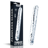 Lovetoy Flawless Clear Dildo 30 cm Çift Taraflı Realistik Penis LV310018