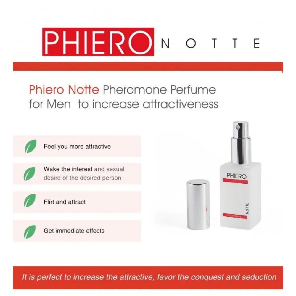 Phiero Notte Feromonlu Erkek Parfüm 30 Ml.