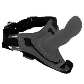 Erox Strapon Curve İçi Dolu Kemerli Penis-Black