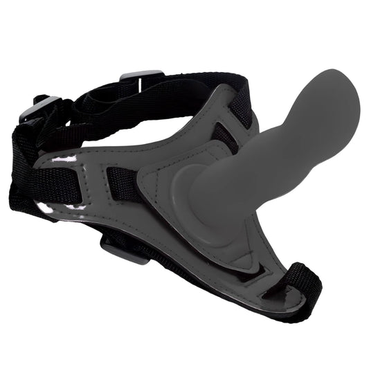 Erox Strapon Curve İçi Dolu Kemerli Penis-Black